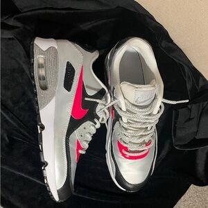 Nike Women's Air Max Sneakers - White, Black, and Pink